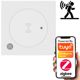 24 GHz seinään asennettava liike- ja valoanturi | ZigBee | TUYA Smart