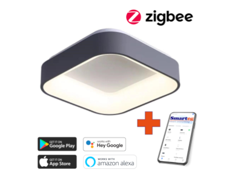 Viedā šūnu lampa 45cm 36W melna (Zigbee)