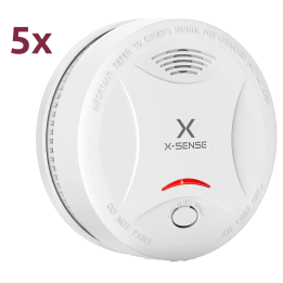 X-SENSE SD11 Smoke Detector (5-Pack)