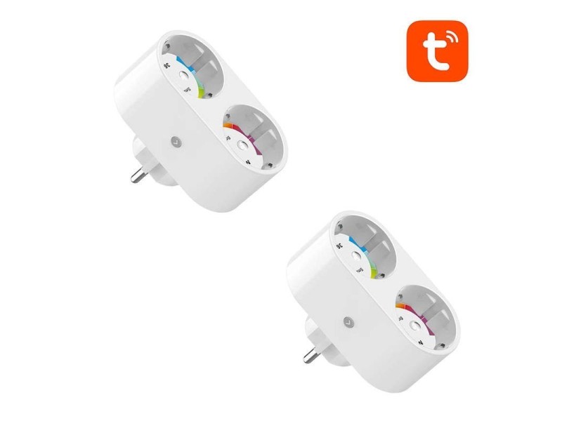 Dual smart plug WiFi SP211 (2-pack) 3500W Tuya Gosund