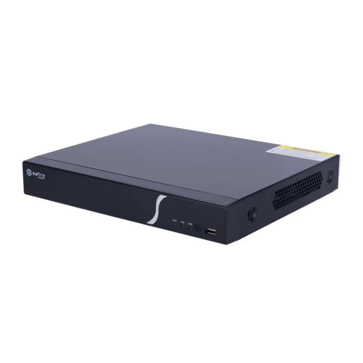 SAFIRE SMART SF-NVR3104-4P-B1 4CH PoE NVR 8MP 4K