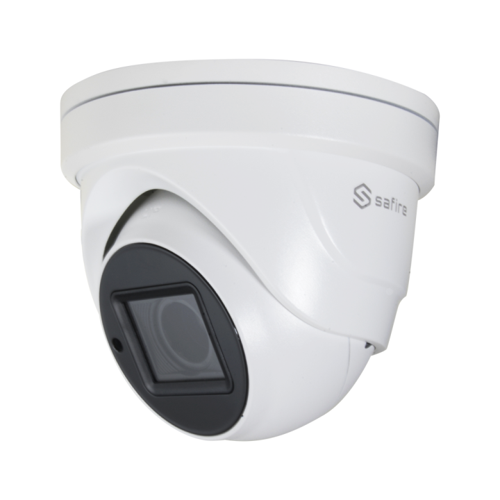 SAFIRE SF-T855Z-8P4N1 8MP 4K torņa IP kamera ar 60m IR, IP67, varifokālu objektīvu 2.7-13.5mm, PoE