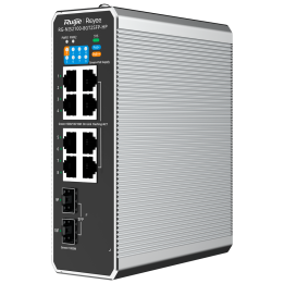 REYEE RG-NIS2100-8GT2SFP-HP Pārvaldāms Gigabitu PoE slēdzis – 8 PoE+ porti, 2 SFP augšupsaites, 240W budžets