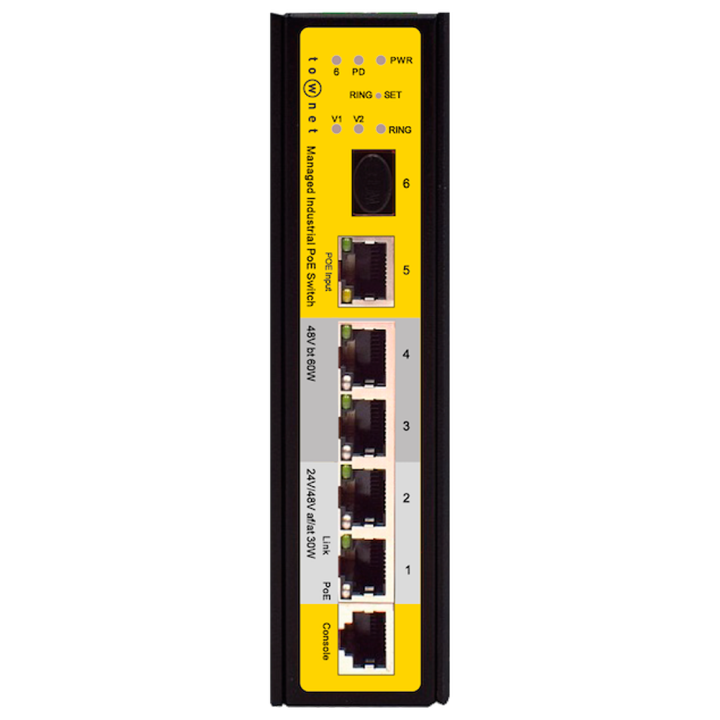 MARCA BLANCA TOW-TW-SB5-POE 5-Port Gigabit PoE Managed Switch