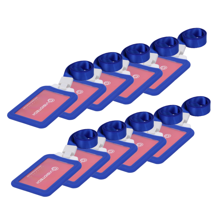 CARDCUBE 10XCARD-HOLDER-V-BLUE RFID Card (Blue)