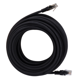 SAFIRE UTP6-H-2BK Cat6 UTP võrgukaabel, must, PVC, puhas vask