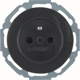 Hager WL2180 2xRJ45 Cat.6 FTP esiplaat - valge