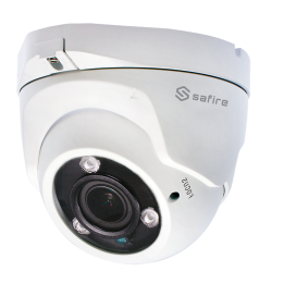 SAFIRE SF-T957V-3KE 5MP IP PTZ spartos kupolinė kamera su 2,7–13,5 mm varifokaliniu objektyvu, 40 m IR, IP66, PoE
