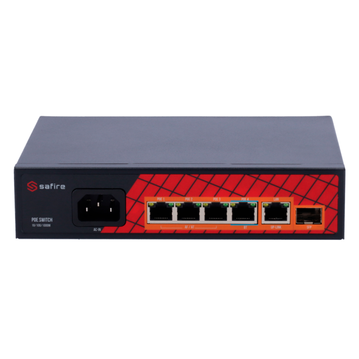 SAFIRE SF-SW0604HIPOE-GF-65 Managed Gigabit PoE Switch