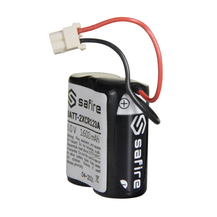SAFIRE BATT-2XCR123A 6V CR123A akukomplekt