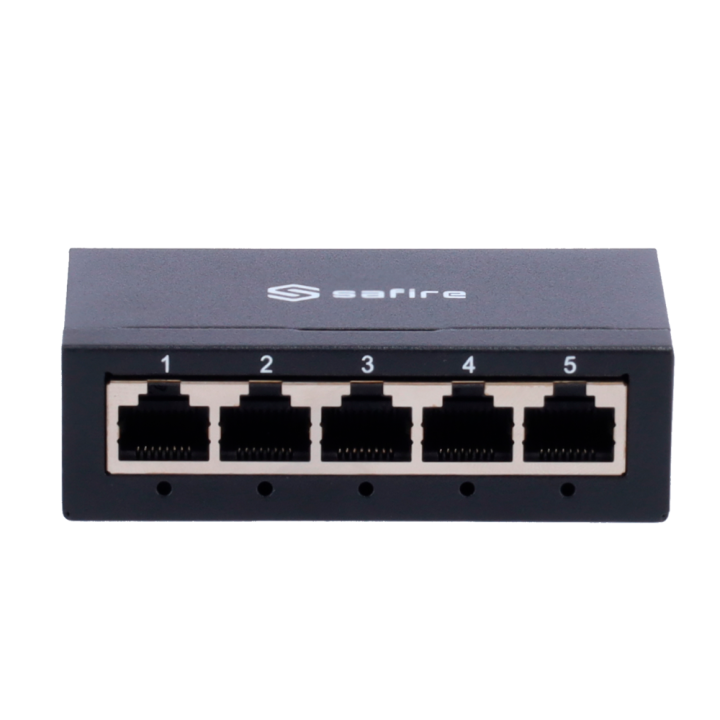 Управляемый коммутатор SAFIRE SF-SW05-G-M, 5 портов Gigabit PoE