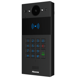 AKUVOX AK-R20K-BLACK IP Video Door Station with NFC, RFID, PoE, IP65