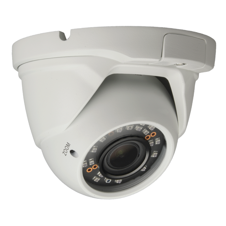 MARCA BLANCA DM955VIB-4N1 IP66 Dome IP Camera, 720p, 2.8~12mm Varifocal, 30m IR, WDR, PoE