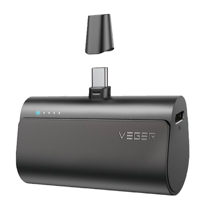 VEGER VG-W0556 Power Bank 5000 mAh Black