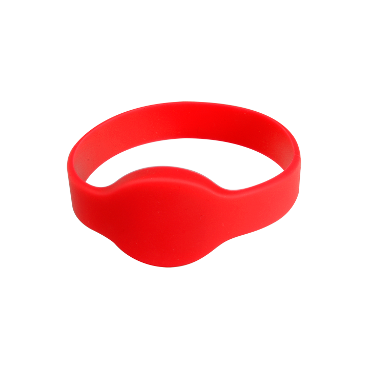 MARCA BLANCA RFID-BAND-R45 RFID randmepael 125 kHz EM4100 silikoonpunane – juurdepääsukontrolli silt