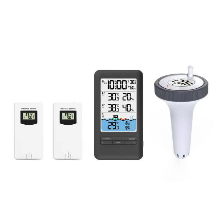 Immax NEO LITE Smart Pool Temperature Sensor + 2x Indoor Temperature and Humidity Sensor 07529L