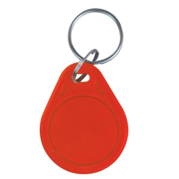 CARDCUBE TAG-RFID-WR-R NFC RFID-avainnippu - 13,56 MHz kirjoitettava punainen tunniste kulunvalvontaan