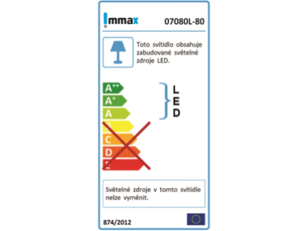 Viedā šūnu lampa 80cm 48W melna (Zigbee)