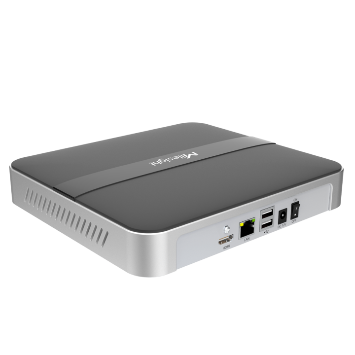 MILESIGHT MS-N1008-UC 8 kanālu PoE NVR 8MP 4K tīkla video reģistrators