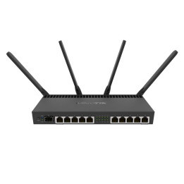 MikroTik RB4011iGS+5HacQ2HnD-IN Wireless Router, Dual-band 2.4/5GHz, 10x Gigabit Ethernet, PoE, RouterOS