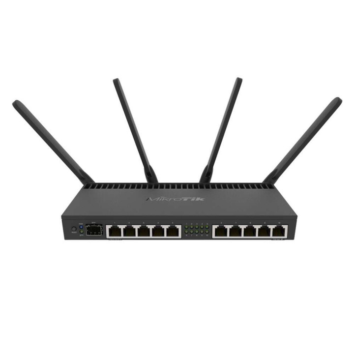MikroTik RB4011iGS+5HacQ2HnD-IN Wireless Router, Dual-band 2.4/5GHz, 10x Gigabit Ethernet, PoE, RouterOS