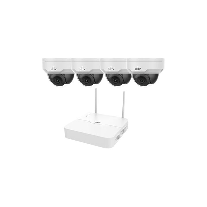 UNIVIEW EASY UV-KIT002-D44W 4-Channel PoE CCTV Camera Kit