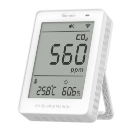 Sonoff AirGuard CO2 SAWF-08P WiFi LCD oro kokybės matuoklis