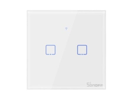 Smart Switch WiFi + RF 433 T1 EU TX (2 kanāli) Sonoff