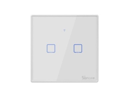 Smart Switch WiFi + RF 433 T2 EU TX (2 kanāli) Sonoff