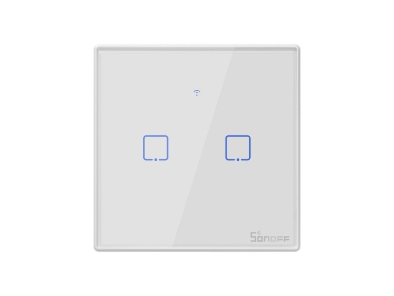 Smart Switch WiFi + RF 433 T2 EU TX (2 kanāli) Sonoff