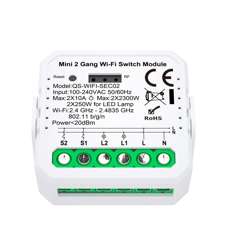 Immax NEO LITE Smart valdiklis V7 2 mygtukų WiFi