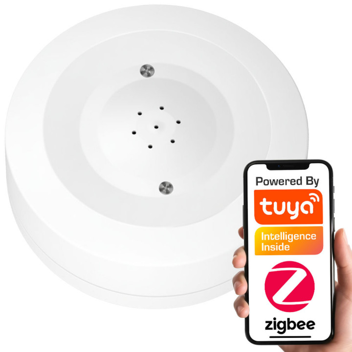 Älykäs vesivuotoanturi, jossa on sireeni ZigBee TUYA