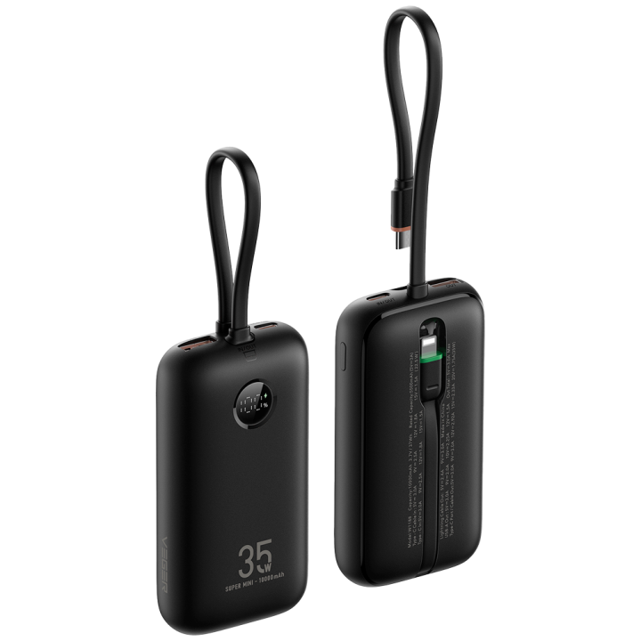VEGER VG-W1188 Powerbank 5001 mAh Black