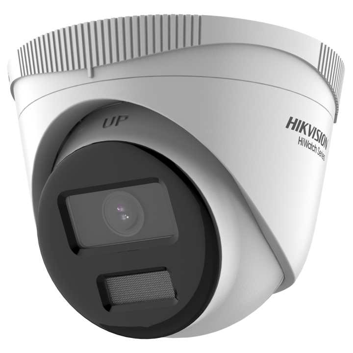 HIWATCH HWI-T249H IP PoE Dome Camera, 2.8mm, White Light, IP67