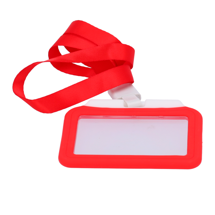 CARDCUBE KORTIN PIDIN-H-PUNAINEN Punainen RFID-korttipidike – PVC ID-korttisuoja kulunvalvontaan