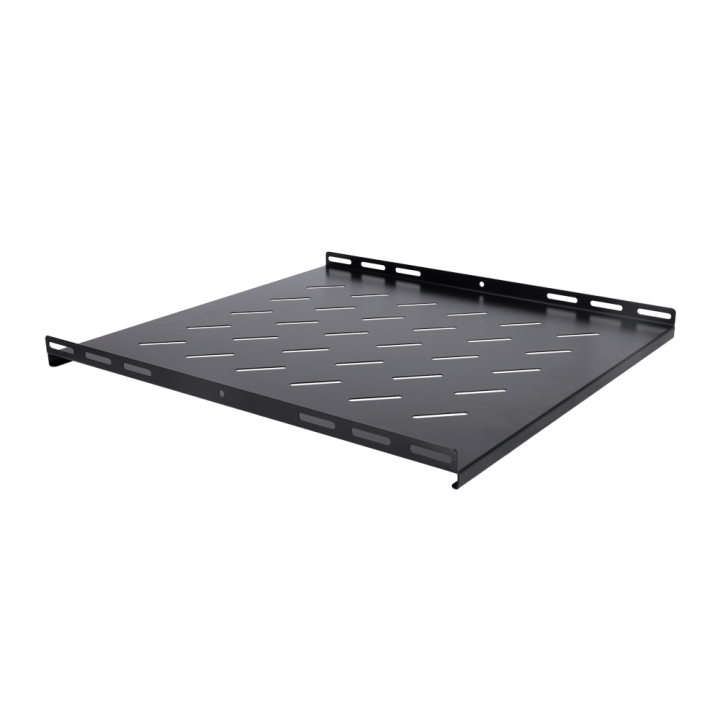 MARCA BLANCA SHELF-800 19" tīkla skapja plaukts 1U 800mm dziļš melns