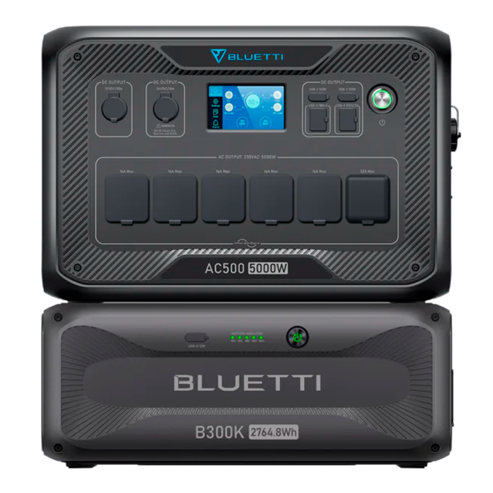 BLUETTI AC500 + B300K Home Energy Storage System