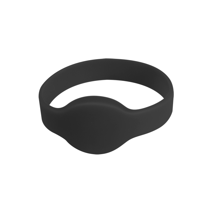 CARDCUBE MF-BAND-BK RFID-ranneke - musta, 125 kHz / 13,56 MHz kulunvalvontamerkki