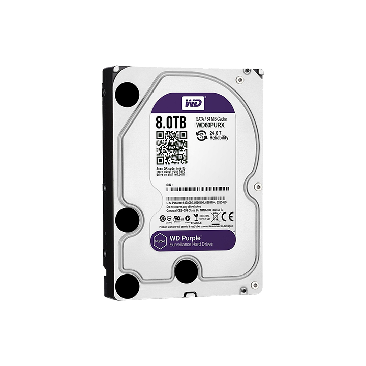 Жесткий диск Western Digital HD8TB на 8 ТБ для видеонаблюдения