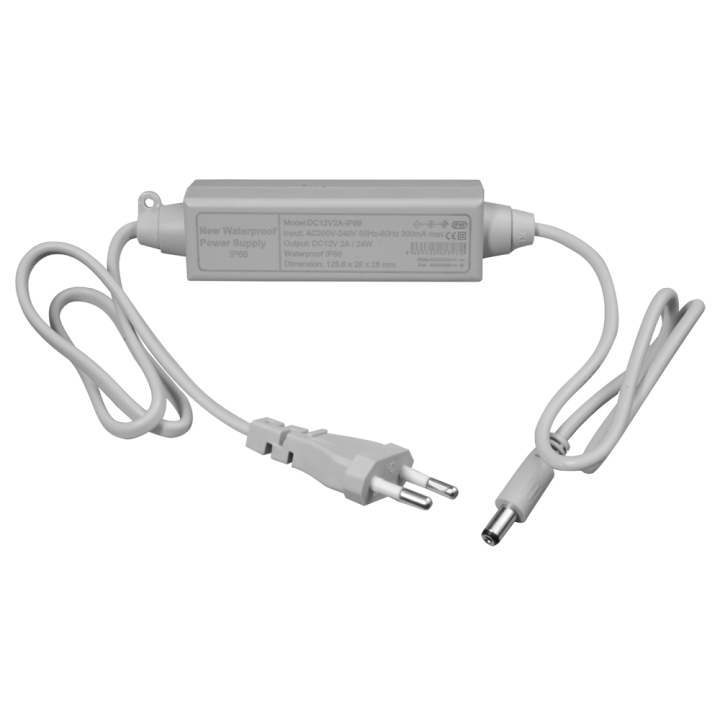 MARCA BLANCA DC12V2A-IP66 12V 2A IP66 Power Supply