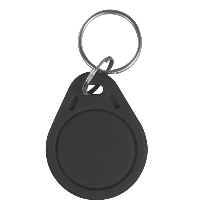 CARDCUBE RFID-TAG-BLACK RFID Keychain Tag 125 kHz EM4100 prieigos kontrolės kortelė