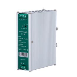 MARCA BLANCA DC12V6A-DIN DIN-rail Power Supply 12V 6A 72W