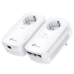 TP-Link TL-PA8033P KIT AV1300 Gigabit Passthrough Powerline стартовый комплект – Ethernet через электропроводку с розеткой 16A