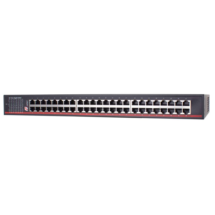 GETFORT 48-Port PoE Switch + 2x Gigabit Uplink