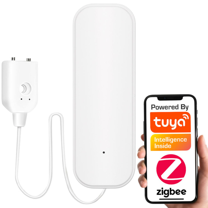 Älykäs vesivuotoanturi anturilla AAA ZigBee TUYA