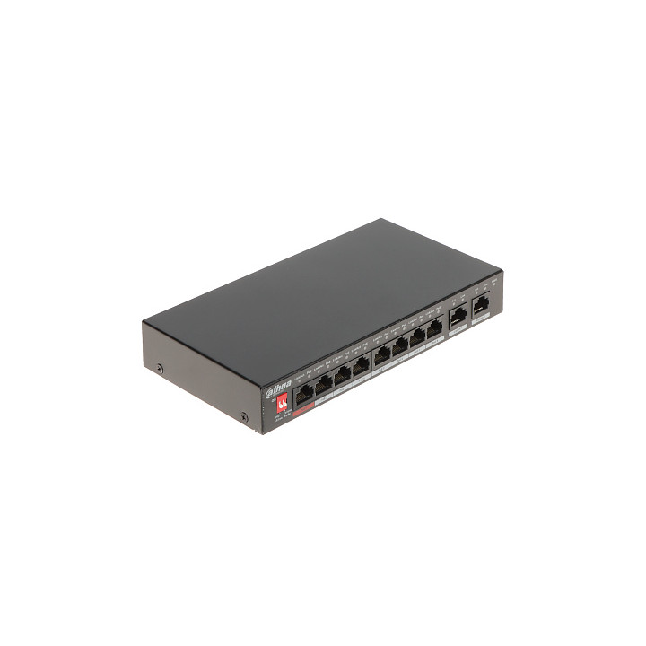 Dahua PFS3010-8ET-96-V2 10 prievadų PoE+ jungiklis