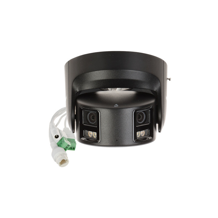 Hikvision DS-2CD2387G2P-LSU/SL(4mm)(C)/BLACK 8MP 4K ColorVu torņa IP kamera ar PoE, AI, balto gaismu