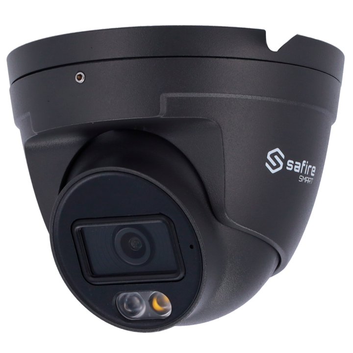 SAFIRE SMART SF-IPT020A-4E1-DL-GREY 4MP tornin IP-kamera PoE:llä, Wi-Fi, kaksoisvalaistus, IP67