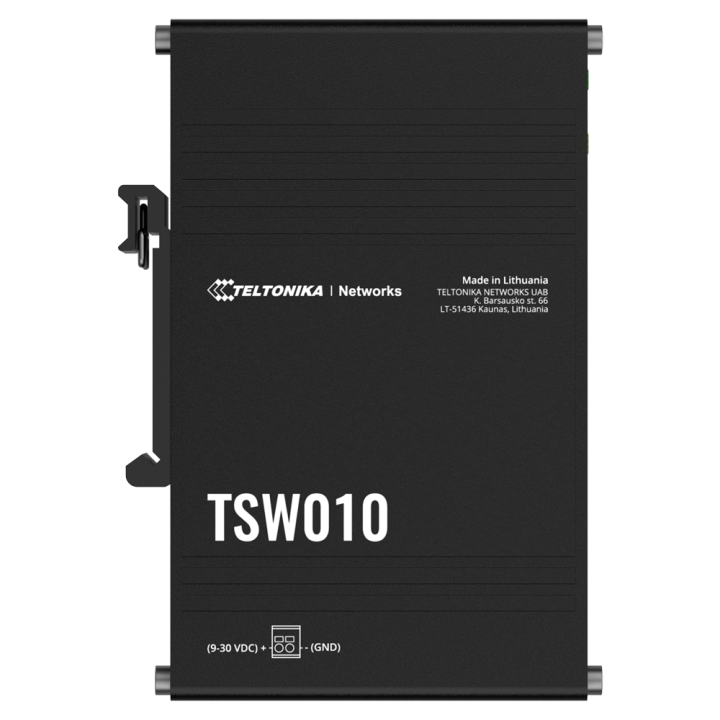 Teltonika TSW010000000 DIN siini PoE lüliti 10 pordiga haldamata