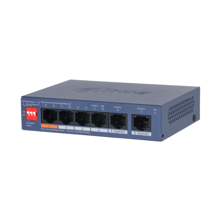 Dahua CS4006-4ET2GT-60 Managed PoE Switch Gigabit